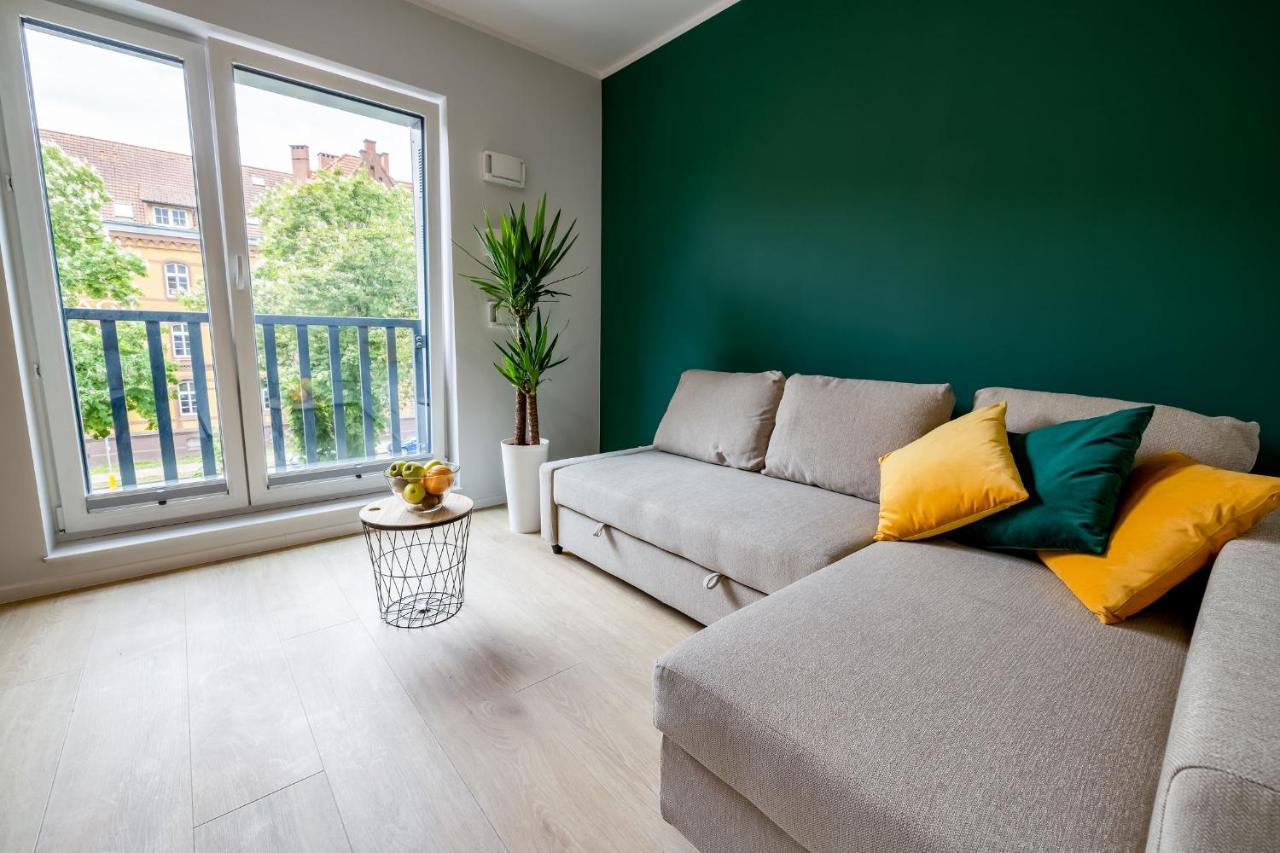Uroczy Apartament Typu Studio W Scislym Centrum Szczecina Dış mekan fotoğraf